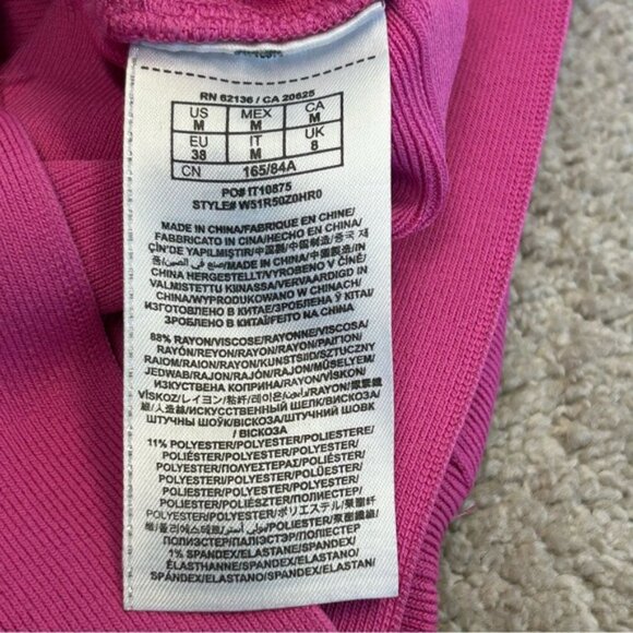 GUESS pink bandage bodycon halter top mini dress M sexy clubwear cocktail party - Picture 13 of 16